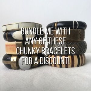 ✨BUNDLE DEAL✨ Chunky vintage bracelets!